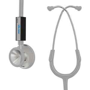 Lifeline Beta Aluminium Grey Single Diaphragm Chest Piece Stethoscope with Y Tube, STH014-GR