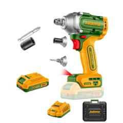 Jadever 20V 1/2 inch 210Nm Cordless Impact Driver & Wrench, JDCD3B21