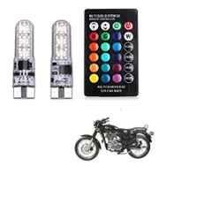 Buy Kozdiko 2 Pcs T10 LED RGB Bike Interior Fancy Parking Remote Control Light Set for Royal Enfield Bullet 500 Online At Price 313