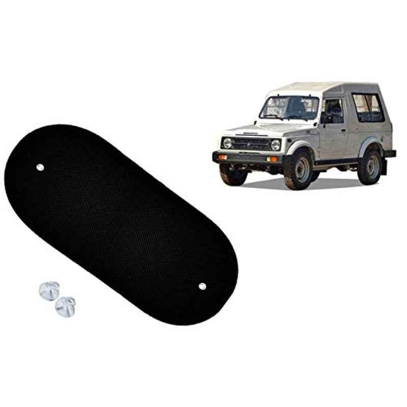 Auto Pearl Mesh Black Rear Window Sunshade Car Curtain for Maruti Suzuki Gypsy