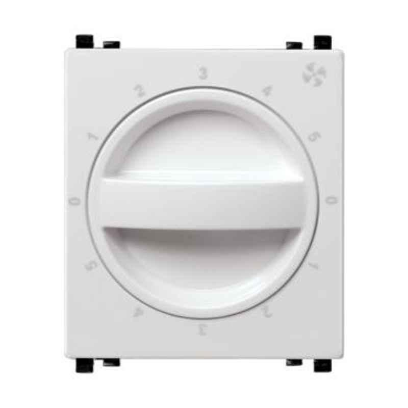 Schneider Zencelo 100W 2 Module White Fan Regulator, IN84SFR (Pack of 5)