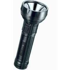DP 3W 12cm ABS Black Rechargeable Power Torch with 800mAh Battery, DP-9002B