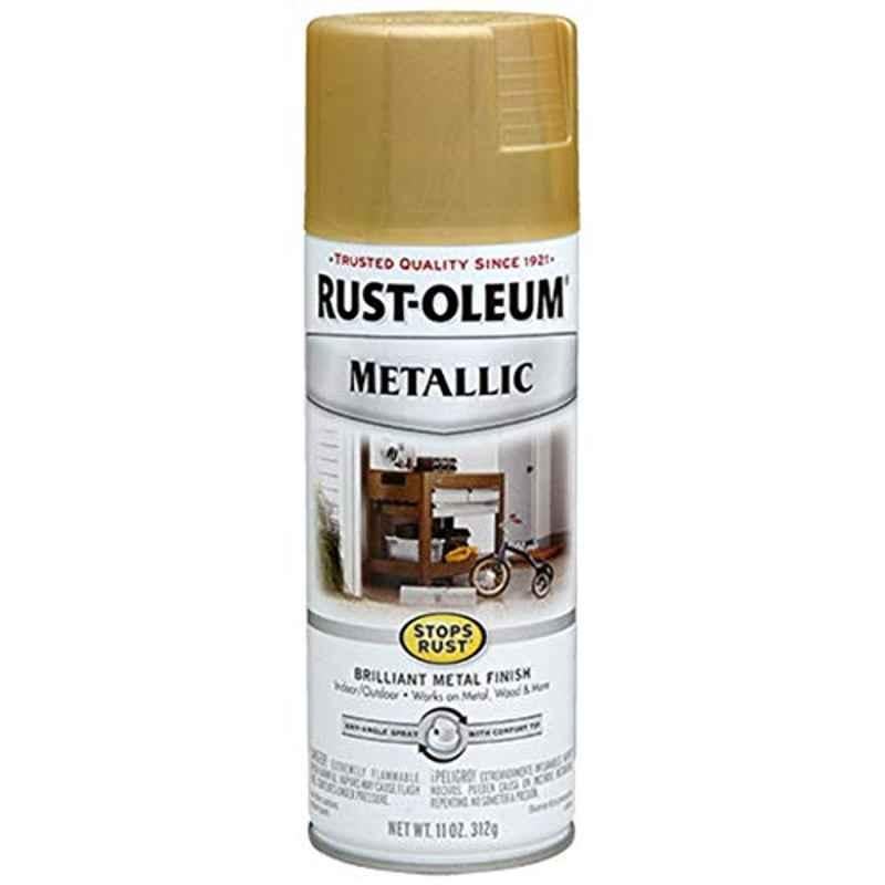Rust-Oleum Stops Rust 11 Oz Gold Rush 7270830 Metallic Spray Paint