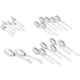 Classic Essentials ITM004933 20 Pcs Silver Stainless Steel Mirror Finish Regency Cutlery Set