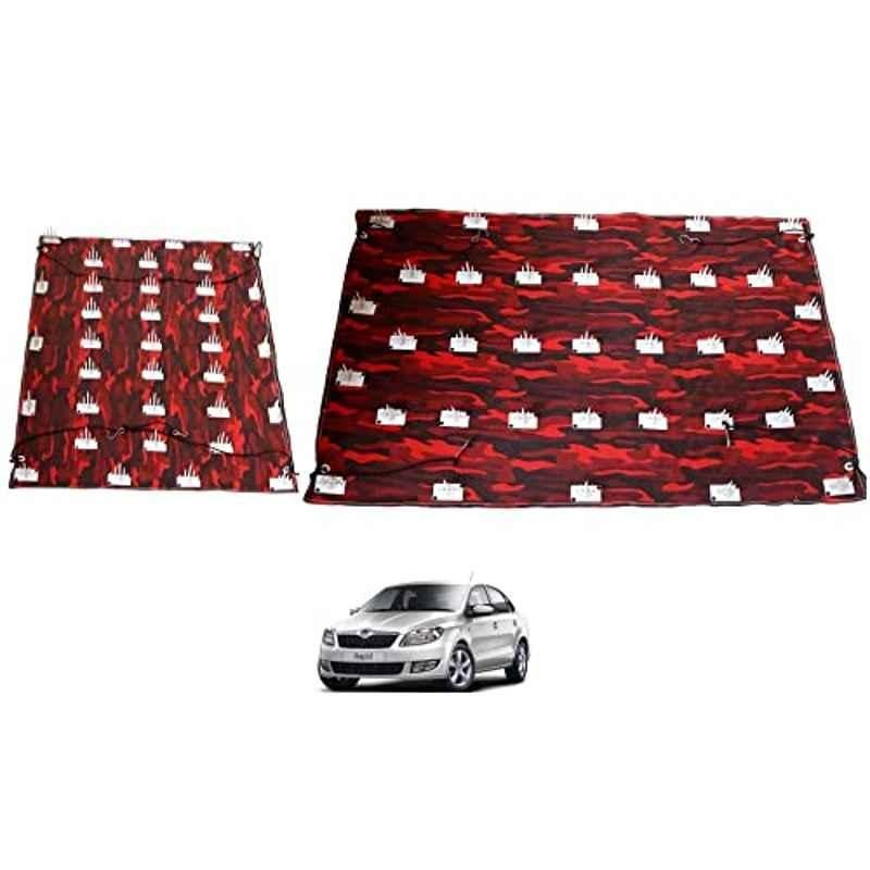 Kozdiko Car Roof & Bonnet Protection Cover Set from Dog & Monkey for Skoda Rapid