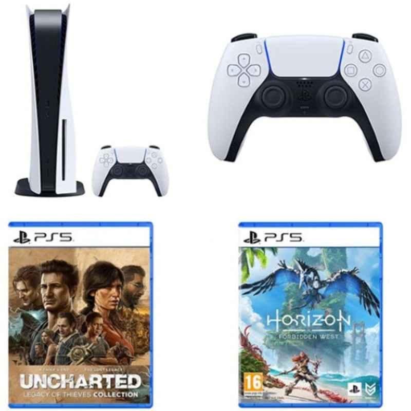 Sony PS5 825GB Gaming Console with PS5 CFIZCT1W DualSense Wireless Controller
