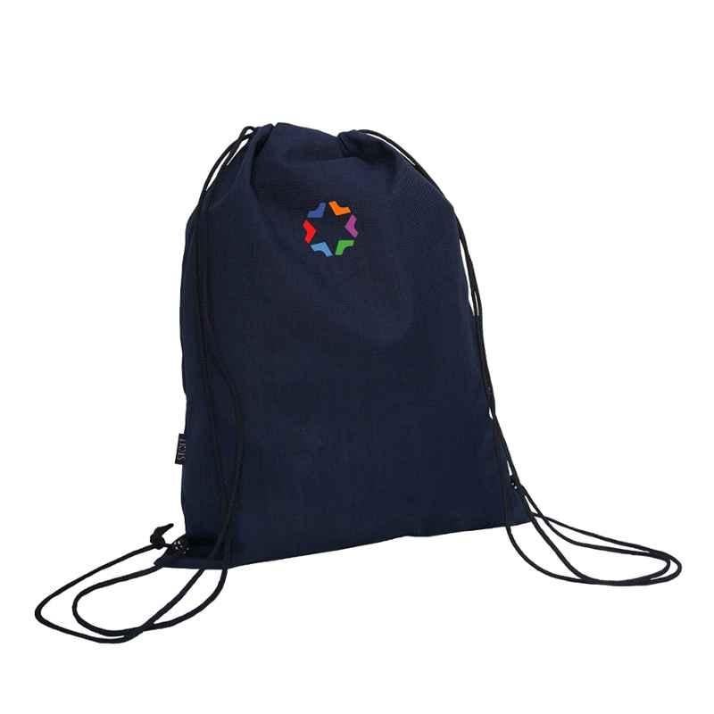 Blue Cotton Drawstring Bag | Hobbycraft