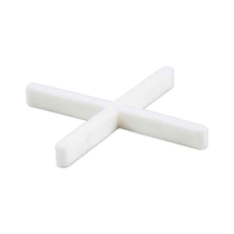Beorol 100Pcs 3.7cm Polypropylene White Tile Cross Set, K5B