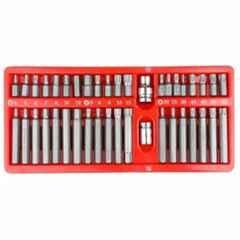 Imported 40 Pcs 6cm 3/8 inch Chrome Vanadium Steel Bit Socket Set