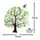 Kayra Decor 72x72 inch Vinyl Latest Tree Wall Design Stencil, KDS80040