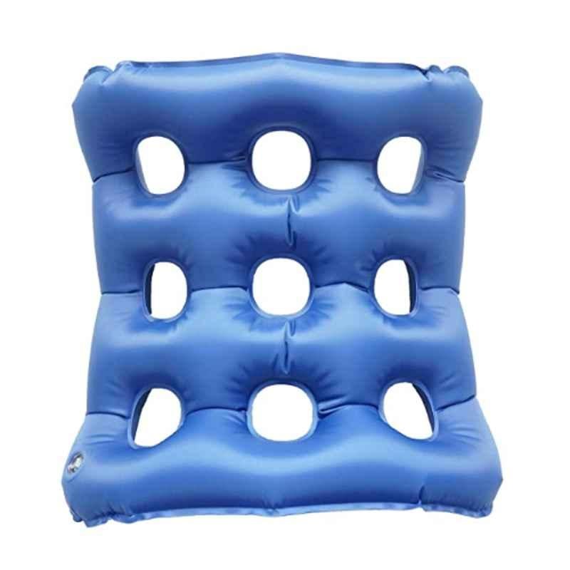 Smart Care CU03 Nylon & Rubber Air Inflatable Breathable Anti-Decubitus Cushion with Pump Nylon Pad Pain Relief Seat
