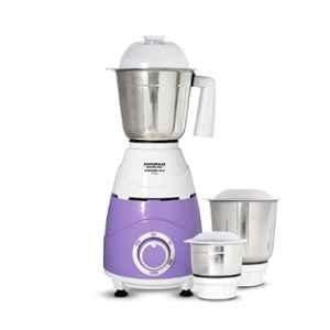 Maharaja Whiteline Mixtron Dlx 750W Lavender & White Mixer Grinder with 3 Jars