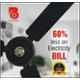 Balster Pride 30W 30W BLDC Brown Ceiling Fan with Remote & LED Light, Sweep: 1200 mm
