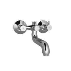 RN 1/2 inch Brass Ingot Nickel & Chrome Plated Flow Telephonic Wall Mixer