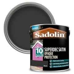 Sadolin Superdec 2.5 Litre Black Matt Finish Wood Protection Stain Coating