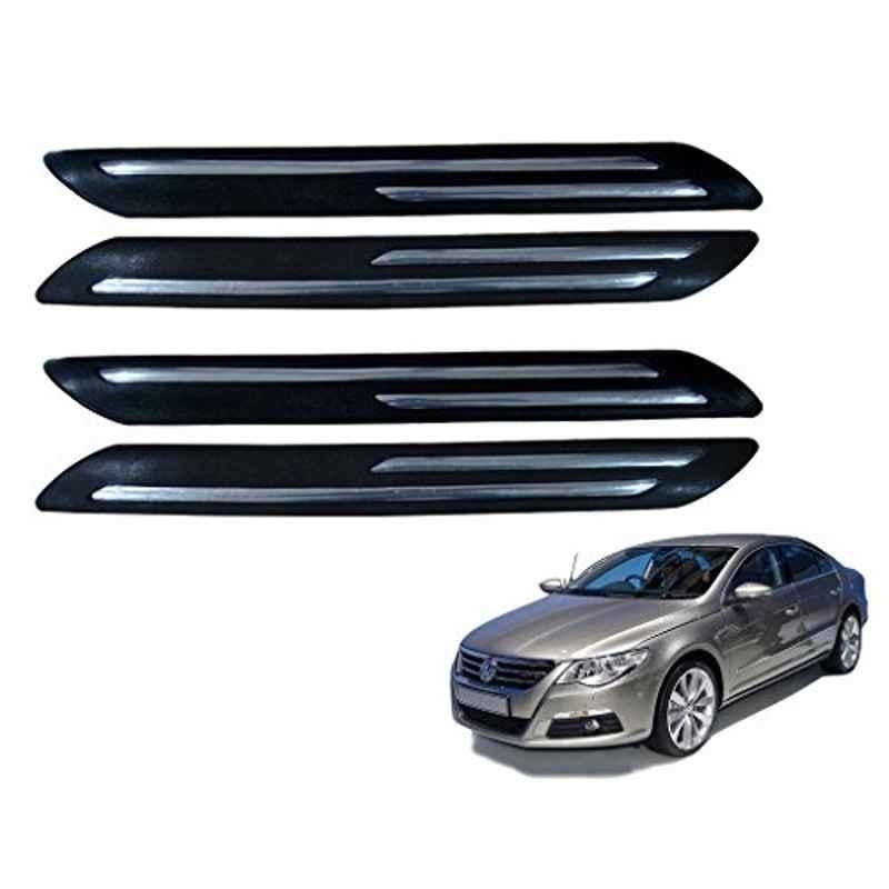 Kozdiko 4 Pcs Double Chrome Bumper Protector Set for Volkswagen Passat