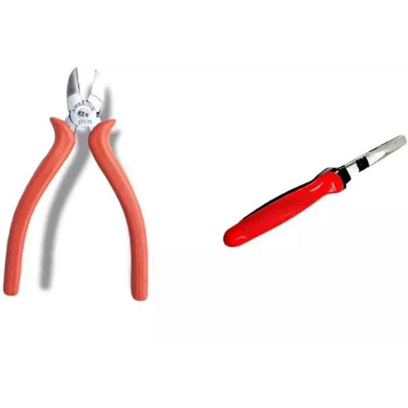Sky Blue 2 Pcs 7.8 inch Lineman Plier Combo, SBE_PLIER_0438
