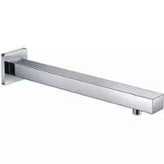 Fastgear 9 inch Stainless Steel Chrome Finish Silver Wall Mounted Overhead Shower Arm, FG3239