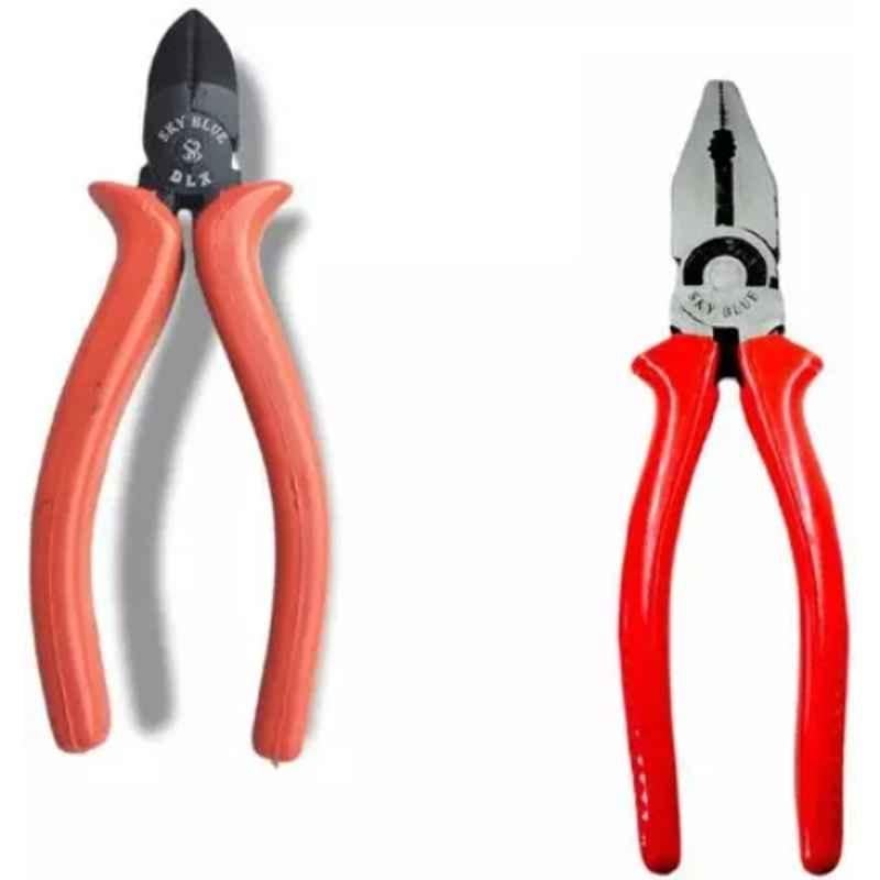 Sky Blue 2 Pcs 7.8 inch Stainless Steel Groove Plier Combo, SBE_PLIER_0688