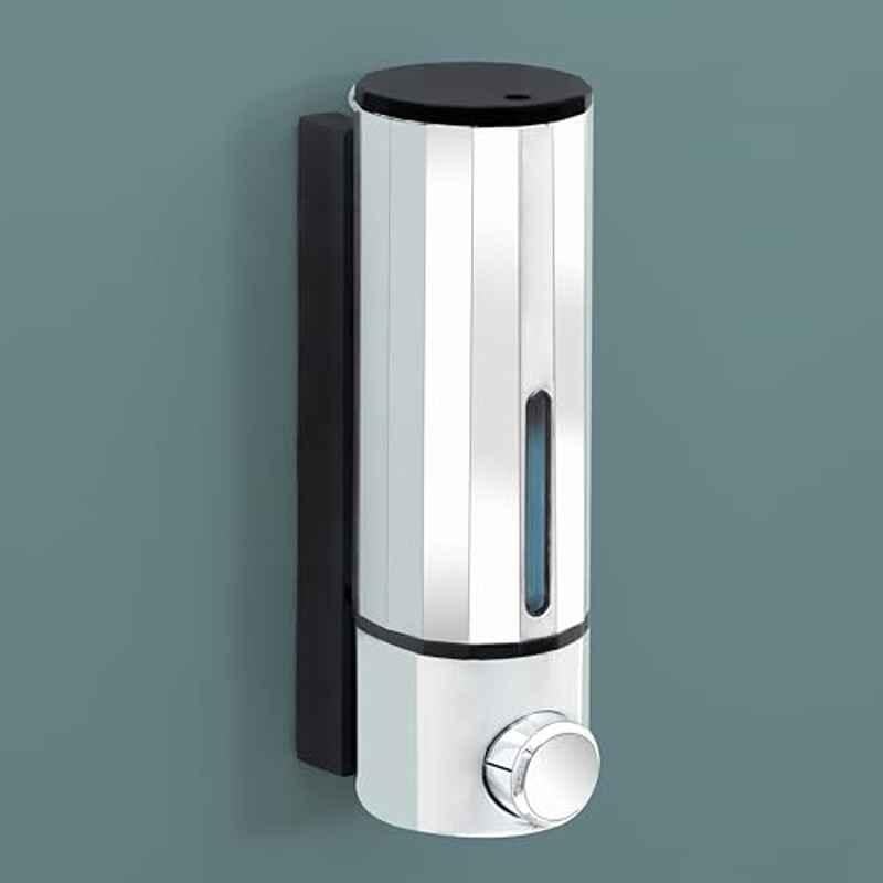 Plantex Soap Dispenser for Bathroom/ABS Shampoo Dispenser/Handwash Dispenser/Soap Dispenser for Washbasin/Bathroom Accessories Chrome