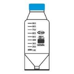 Glassco 1000ml Boro 3.3 Glass Hplc Mobile Phase Bottle, 274.213.04 (Pack of 2)