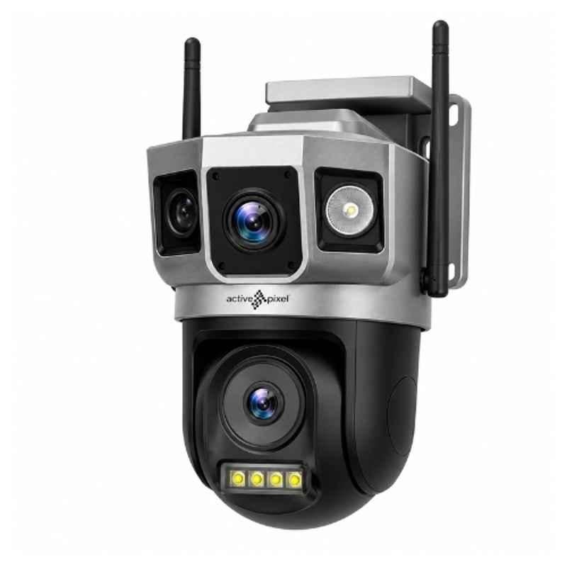 Active Pixel G8 4MP 4G Dual Lens PT WiFi Camera with Two Way Talk, Colour Night Vision & Motion Detection