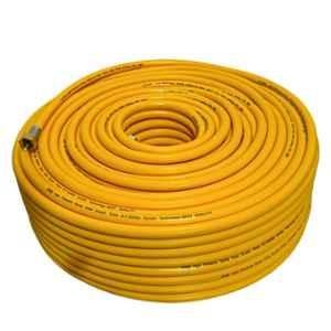 OEM 100m 5 Layer 10mm PVC Yellow Pressure Braided Hose Pipe