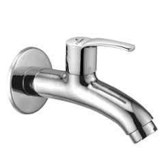 Cliquin Desire Topaz Bass Chrome Silver Wall Mounted Long Body Tap for Bathroom & Kitchen
