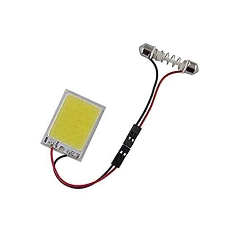 AOW 24 Chip COB LED Super Bright Car Roof Light/Doom Light For Honda Jazz (White)