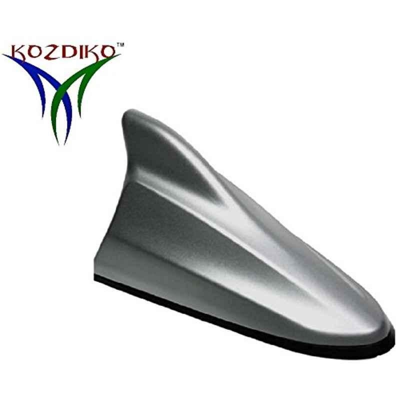 Kozdiko Silver Shark Fin Signal Receiver Car Antenna for Fiat Abarth