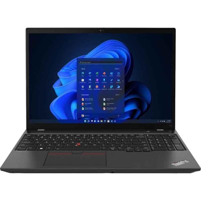 Lenovo ThinkPad T16 16 inch 8GB/512GB Black Intel Core i5-1235U WUXGA Anti-Glare Laptop, 21BV003VGR