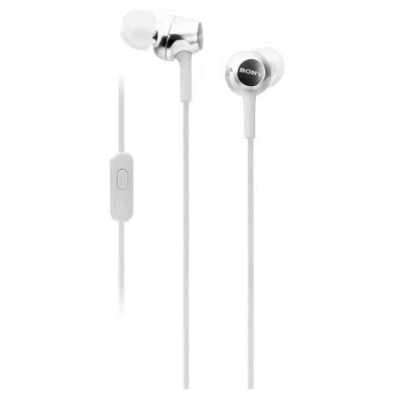 Sony EX Series 9mm White In-Ear Earphones, MDR-EX155