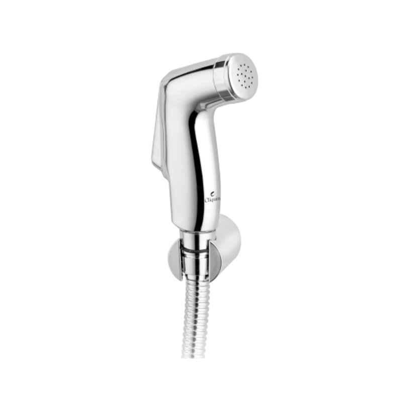 Cliquin Push Square ABS Chrome Wall Mounted Health Faucet with Adjustable Water Pressure, KSHF2204