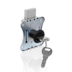 Plantex 20mm Brass Black Drawer Lock with Key for Home & Office, APS-7300