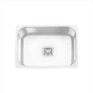 Vaclix 24x18x9 inch Modern Stainless Steel Chorme Kitchen Sink, GTC-IN-SB-SSQR-2418