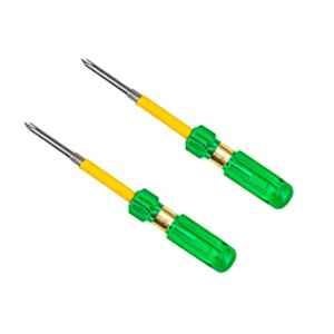 Globus 357 2 Pcs 8 inch Alloy Steel & Plastic Screw Driver Set, GL-2IN1-88