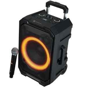 Portronics Iron Beats II 250W Black Party Speaker with Wireless Karaoke Mic & 8 inch Subwoofer, POR 2340