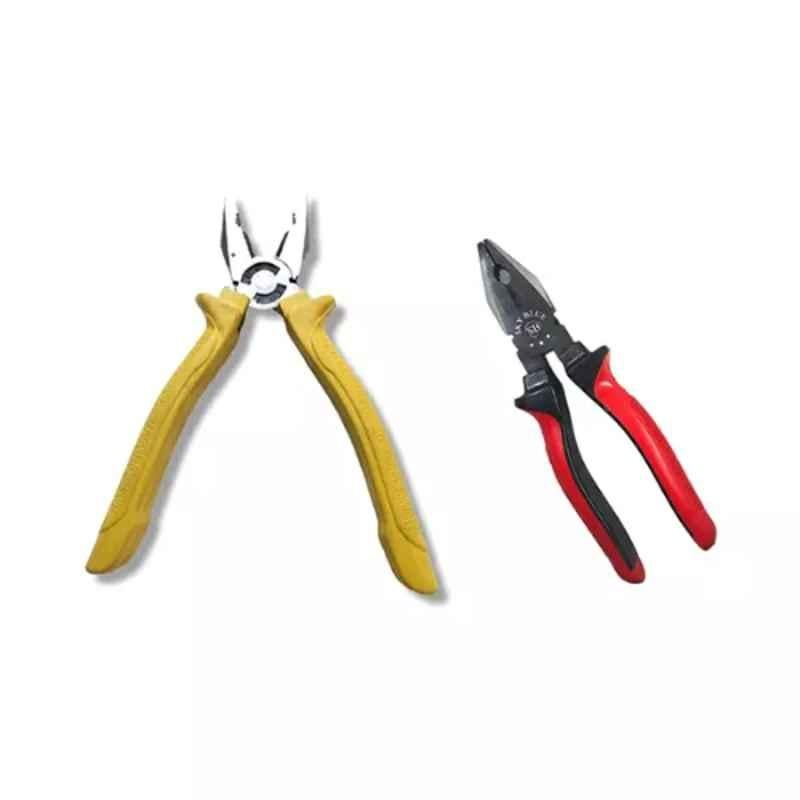 Sky Blue 2 Pcs 7.8 inch Lineman Plier Combo, SBE_PLIER_COMBO_MOD_01673