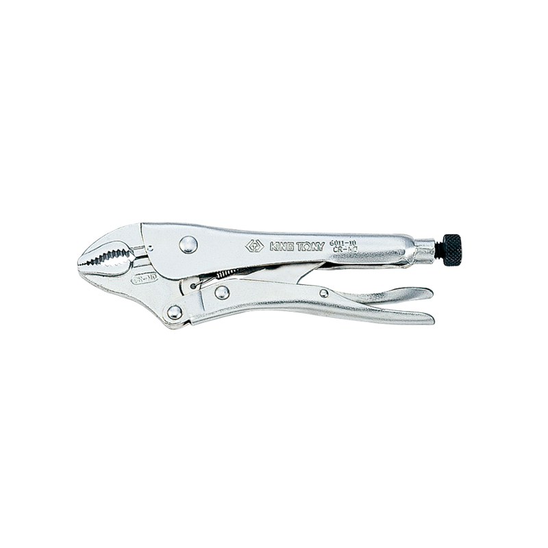 King Tony 254mm Curved Jaw with Wire Cutter Locking Plier, 6011-10R