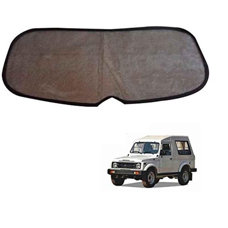 Kozdiko Mesh Black Rear Window Sunshade Car Diggy Curtain for Maruti Suzuki Gypsy