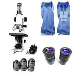 SSU Lab Metal Compound Student Microscope Free All Accessories