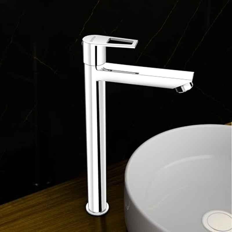Plantex Pillar Cock for Basin with Teflon Tape/Pure Brass Tap for Wash Basin with 7 Year Warranty 3221, Chrome