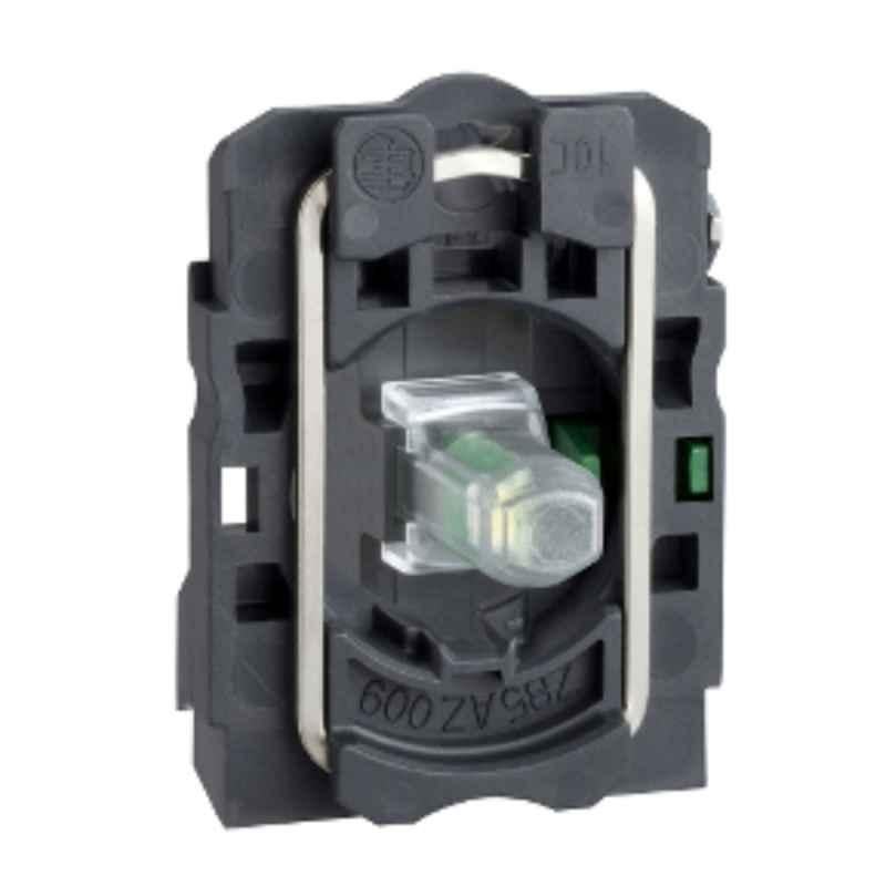 Schneider 1NO Red Light Block with Body Fixing Collar Plastic Integral LED, ZB5AW0B41