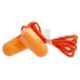 3M 29dB Polyurethane Foam Corded Orange Earplugs, 1110 (Pack of 10)