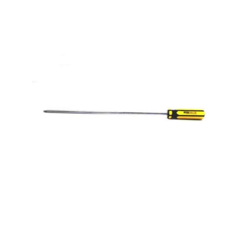 Hero 6300-12 12 inch Metal Silver, Yellow & Black Screwdriver