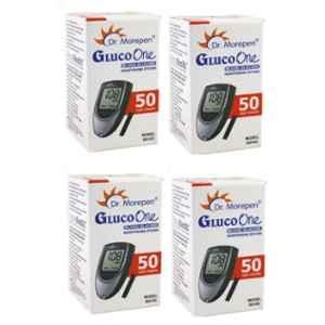 Dr Morepen Dr. Morepen BG-03 50 Strip Glucometer Strips (Pack Of 4) Box