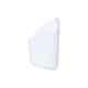 Blume Prism 7 inch Plastic White Hanging Planter, PRS-WT-12 (Pack of 12)
