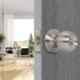 Yale 60mm Stainless Steel Silver Cylindrical Door Lock with Key, CN5127-US32D