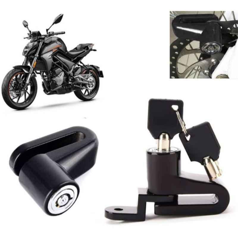Auto Pearl Steel Black Heavy Duty Anti-Theft Disc Brake Lock for 300NK, Lock_133