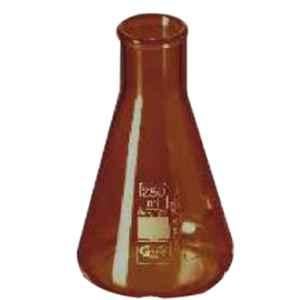 Glassco 1000ml White Printing Boro 3.3 Glass Flask, 231.519.06 (Pack of 10)